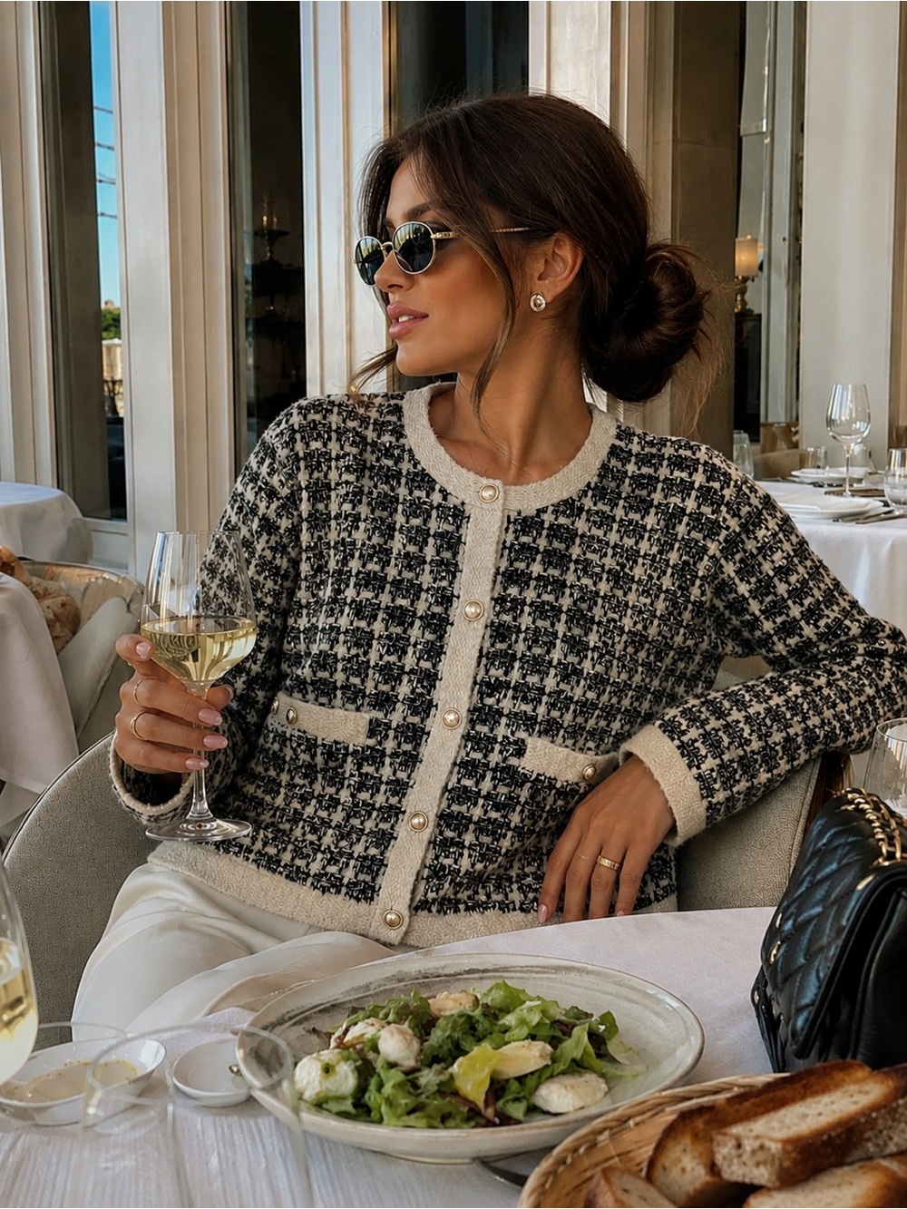 Splendid Collection Tweed Cardigan – Size Large – NWT